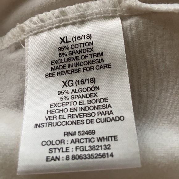 WHITE CAMISOLE WITH LACED TRIM NECKLINE - Picture 10 of 12